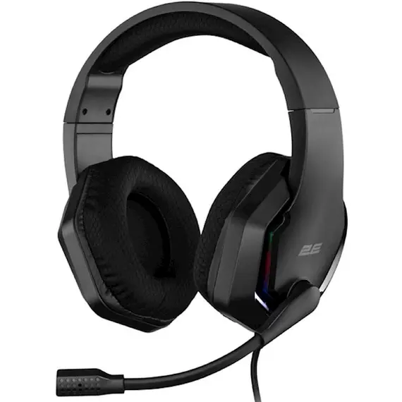 ყურსასმენი 2E HG315 Gaming Headset, Wired, RGB, USB, Black , 2 image - Primestore.ge