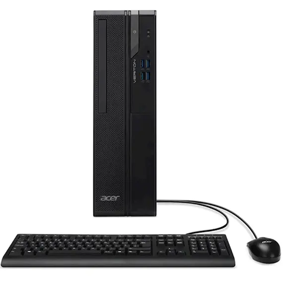 პერსონალური კომპიუტერი Acer DT.VYYMC.00R Veriton X2690G, i5-12400, 8GB, 512GB SSD, Integrated, Black , 4 image - Primestore.ge