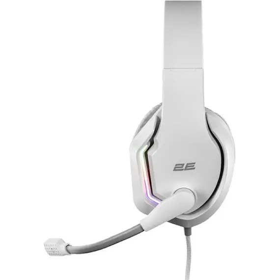 ყურსასმენი 2E HG315 Gaming Headset, Wired, RGB, USB, White , 4 image - Primestore.ge