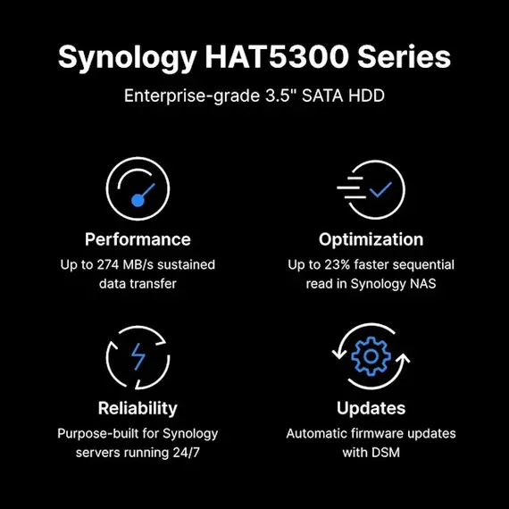 მყარი დისკი Synology HAT5310-8T, 8TB, 3.5", Internal Hard Drive , 3 image - Primestore.ge
