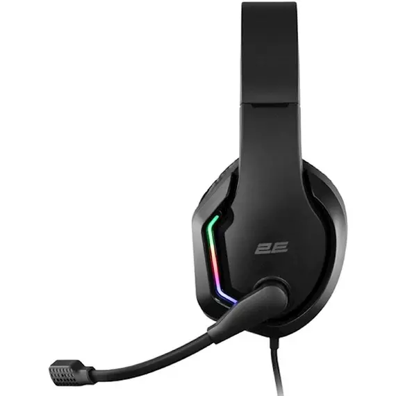 ყურსასმენი 2E HG315 Gaming Headset, Wired, RGB, USB, Black , 4 image - Primestore.ge