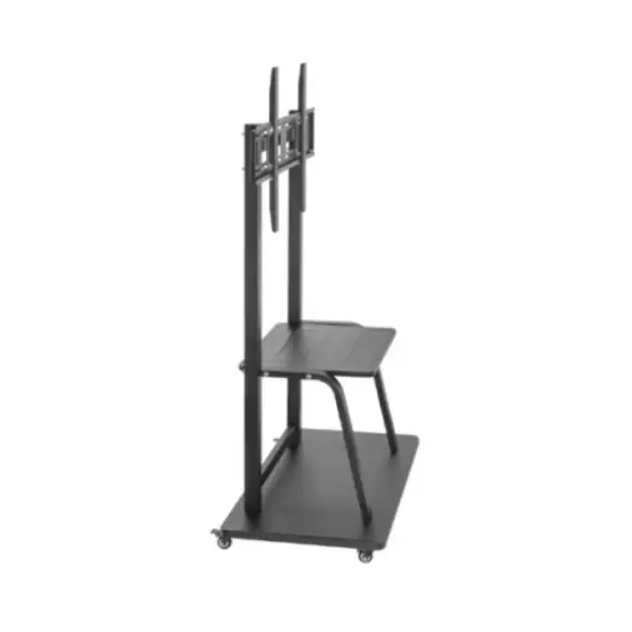 ტელევიზორის სადგამი Gembird TVS-100F-01 TV floor stand with caster wheels 37"-100" , 2 image - Primestore.ge