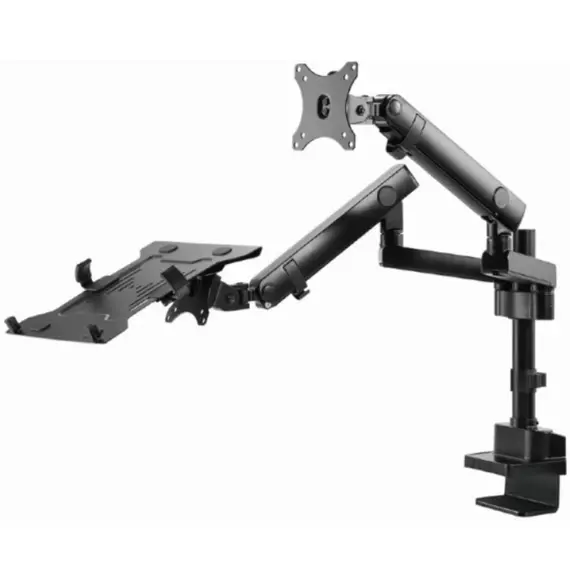 Monitor hanger Gembird MA-DA3-02 Desk mounted adjustable monitor arm with notebook tray (full-motion) 17"-32", 5 image