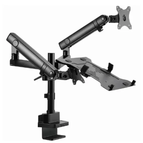 Monitor hanger Gembird MA-DA3-02 Desk mounted adjustable monitor arm with notebook tray (full-motion) 17"-32"