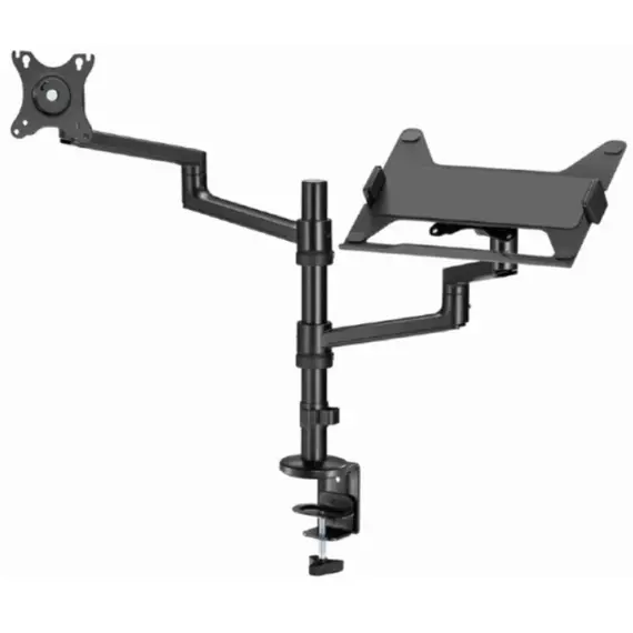 მონიტორის საკიდი Gembird MA-DA-04 Desk mounted adjustable monitor arm with notebook tray 17"-32" , 3 image - Primestore.ge