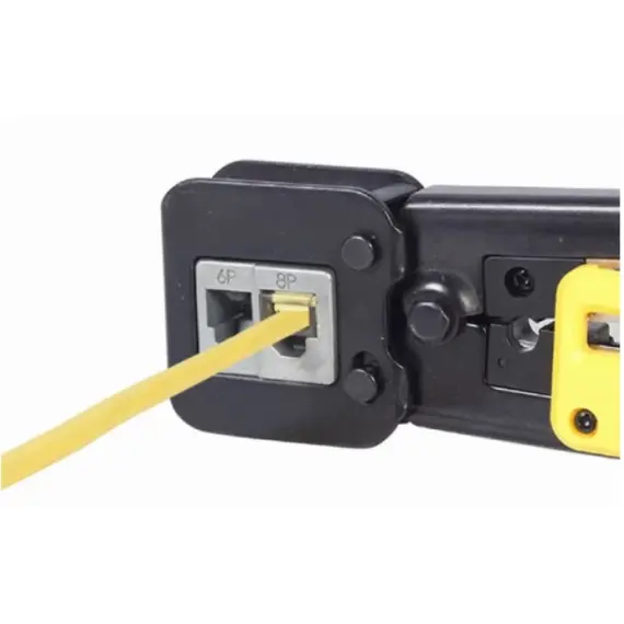 ჯეკონატორი Gembird T-WC-05 Universal Modular crimping tool & cutting tool RJ45 RJ11RJ13 , 2 image - Primestore.ge
