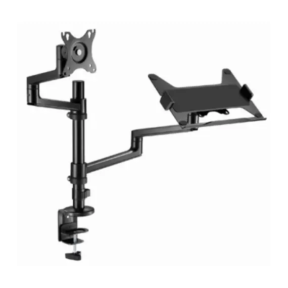 მონიტორის საკიდი Gembird MA-DA-04 Desk mounted adjustable monitor arm with notebook tray 17"-32"  - Primestore.ge