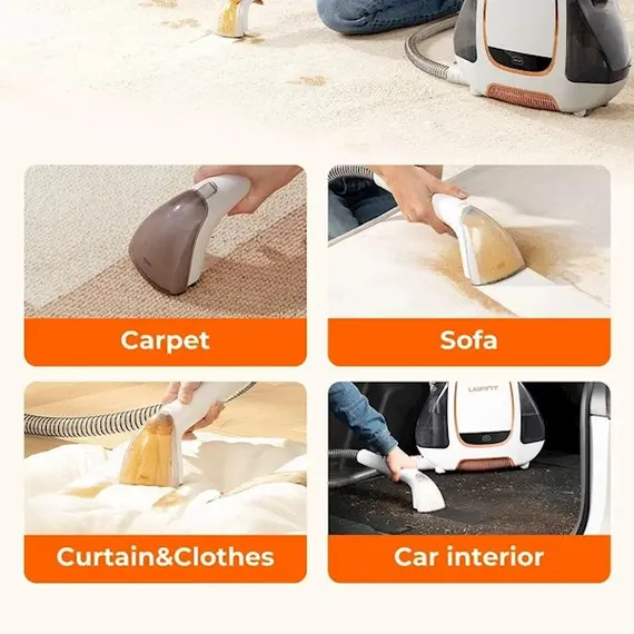 ქიმწმენდის აპარატი Uwant B100-S, 450W, 1.8L, Multiple Spot Cleaner, White , 5 image - Primestore.ge