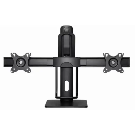 მონიტორის სადგამი Gembird MS-D2-01 Double monitor desk stand height adjustable 17"-27" , 3 image - Primestore.ge