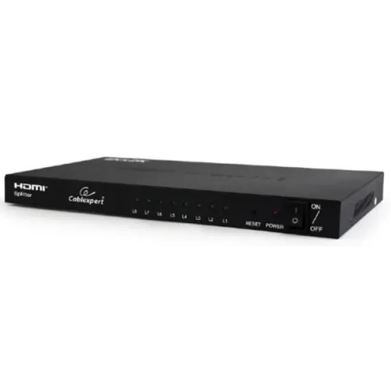 სვიჩი Gembird DSP-8PH4-03 HDMI splitter 8 ports  - Primestore.ge