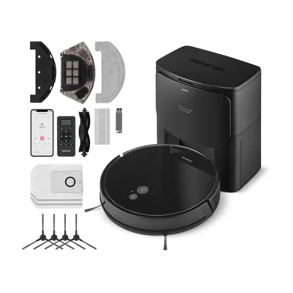 რობოტი მტვერსასრუტი Sencor SRV 6485BK Robot Vacuum Cleaner , 6 image - Primestore.ge