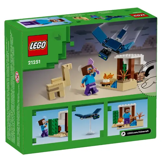 ლეგო LEGO Constructor MINECRAFT STEVE'S DESERT EXPEDITION , 7 image - Primestore.ge