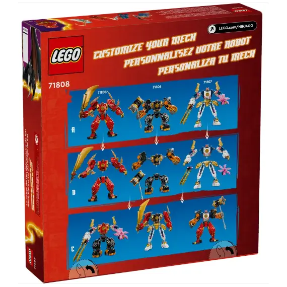 ლეგო LEGO Constructor NINJAGO KAI'S ELEMENTAL FIRE MECH , 4 image - Primestore.ge