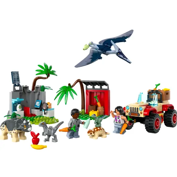ლეგო LEGO Constructor JURASSIC WORLD BABY DINOSAUR RESCUE CENTER  - Primestore.ge