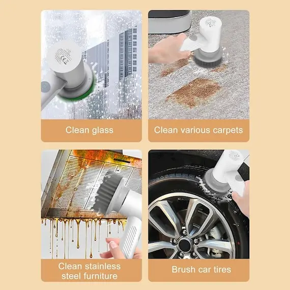 მულტიფუნქციური საწმენდი Xiaomi Lydsto XL-DDQJS01, Multi-function Brush, White , 6 image - Primestore.ge