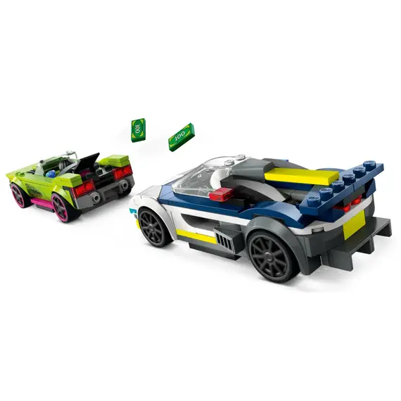 ლეგო LEGO Constructor CITY POLICE CAR AND MUSCLE CAR CHASE - Primestore.ge