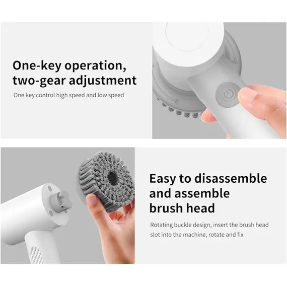 მულტიფუნქციური საწმენდი Xiaomi Lydsto XL-DDQJS01, Multi-function Brush, White , 3 image - Primestore.ge