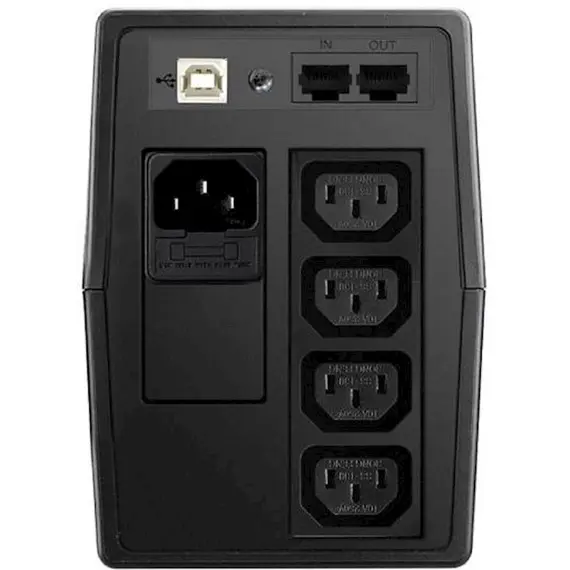 უწყვეტი კვების წყარო FSP PPF3601405, 650VA, USB, RJ-45, UPS, Black , 2 image - Primestore.ge