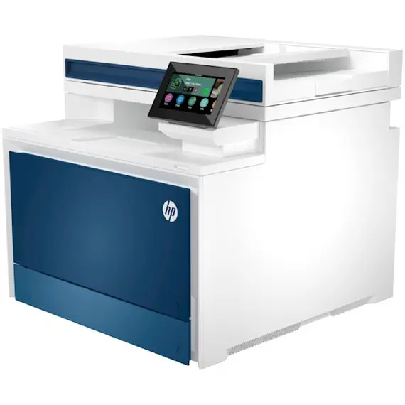პრინტერი HP 5HH65A LaserJet Pro 4303dw, MFP, A4, Wi-Fi, USB, LAN, White/Blue , 2 image - Primestore.ge