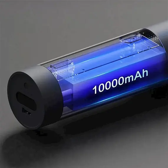მულტიფუნქციური მტვერსასრუტი Xiaomi Lydsto YM-XCYJDY02, 0.2L, 10000mAh, 3in1, Jump Starter, PowerBank, Vacuum Cleaner, Black , 4 image - Primestore.ge