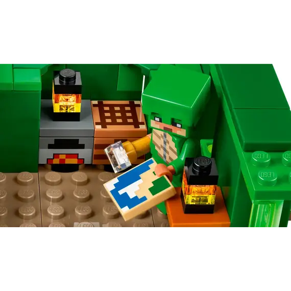 ლეგო LEGO Constructor MINECRAFT THE TURTLE BEACH HOUSE , 5 image - Primestore.ge