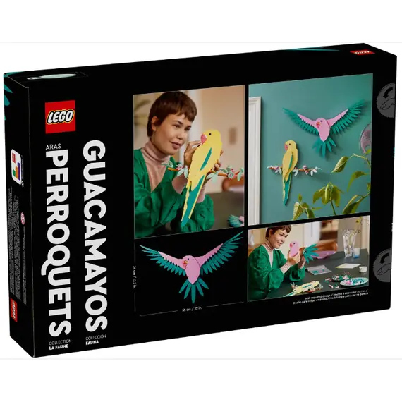 ლეგო LEGO Constructor ART THE FAUNA COLLECTION – MACAW PARROTS , 3 image - Primestore.ge