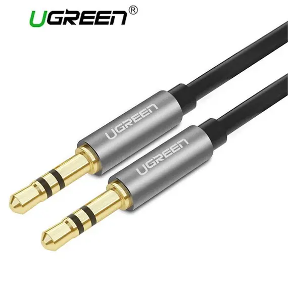 აუდიო კაბელი UGREEN AV119 (10734) 3.5mm Male to 3.5mm Male Audio Cable 1.5M AUX - Primestore.ge