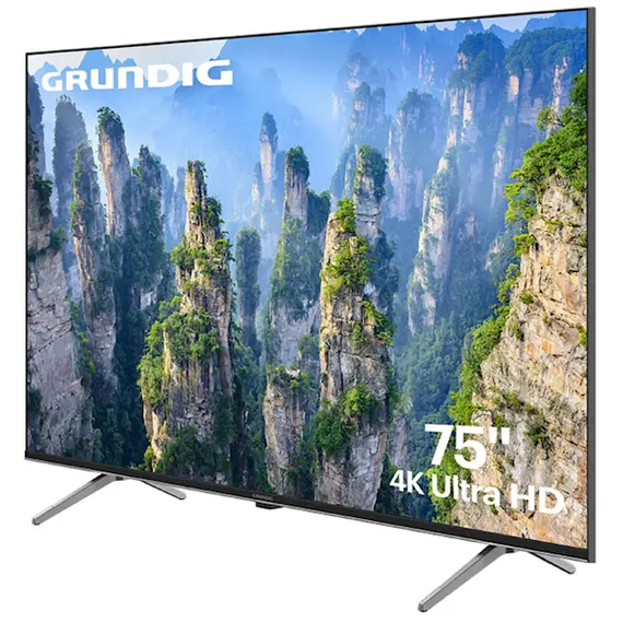 ტელევიზორი Grundig 75 GHU 7930, 75", 4K UHD, Smart TV, USB, HDMI, LAN, BT, WIFI, Black , 2 image - Primestore.ge