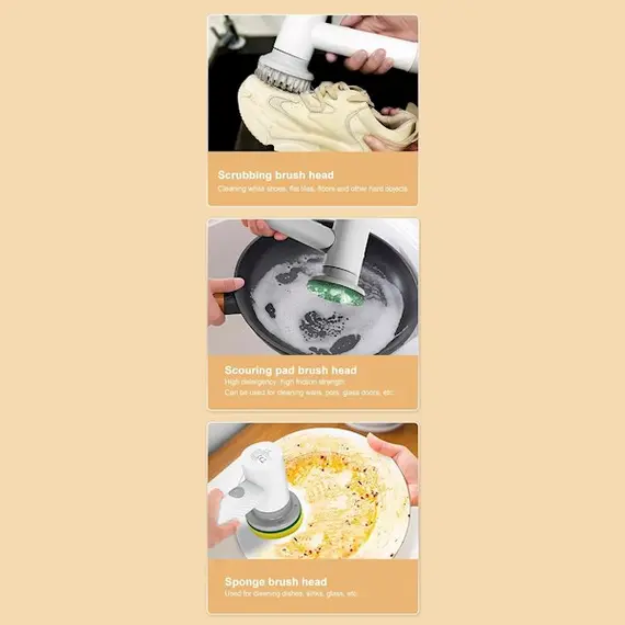 მულტიფუნქციური საწმენდი Xiaomi Lydsto XL-DDQJS01, Multi-function Brush, White , 4 image - Primestore.ge