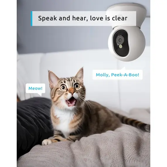 ვიდეო სათვალთვალო კამერა Blurams A31S Dome Flare, Indoor Pet Camera, White , 3 image - Primestore.ge