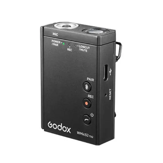 მიკროფონი Godox UHF Wireless Microphone System WMicS2 Kit 1 , 3 image - Primestore.ge