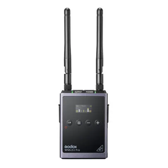 მიკროფონი Godox UHF Wireless Microphone System WMicS1 Pro Kit1 , 3 image - Primestore.ge