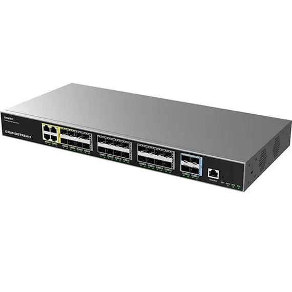 სვიჩი Grandstream GWN7831, Layer 3 Managed Network Switch, 24x SFP, 4x SFP+, 4x GbE combo, optional redundant PSU , 2 image - Primestore.ge
