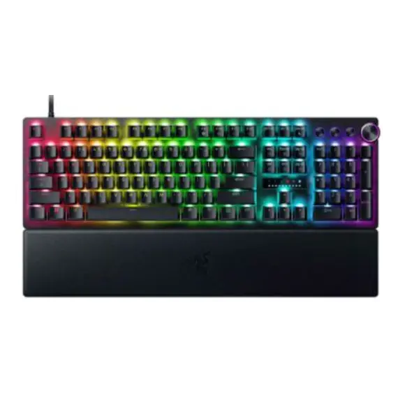 კლავიატურა Razer Keyboard Huntsman V3 Pro RGB 104key Analog Optical Switches GEN-2, USB-A/ EN, black  - Primestore.ge