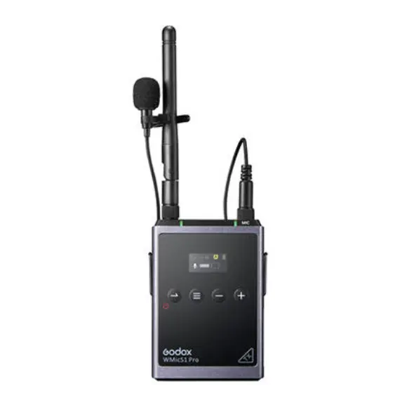 მიკროფონი Godox UHF Wireless Microphone System WMicS1 Pro Kit2 , 2 image - Primestore.ge
