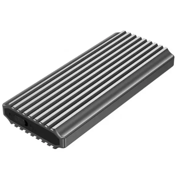 მყარი დისკის ყუთი Gembird EE2280-U3C-03 USB 3.1 enclosure for M.2 NVMe Drives Backlighted Aluminum , 2 image - Primestore.ge