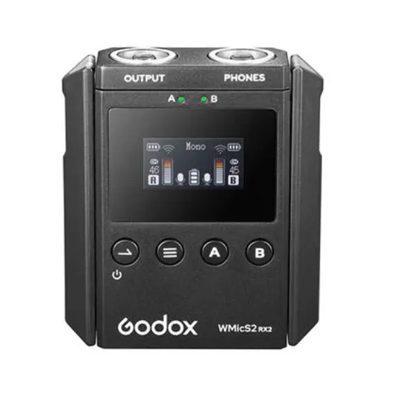 მიკროფონი Godox UHF Wireless Microphone System WMicS2 Kit 1 , 2 image - Primestore.ge