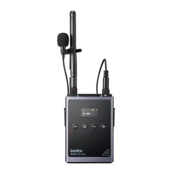 მიკროფონი Godox UHF Wireless Microphone System WMicS1 Pro Kit1 , 2 image - Primestore.ge
