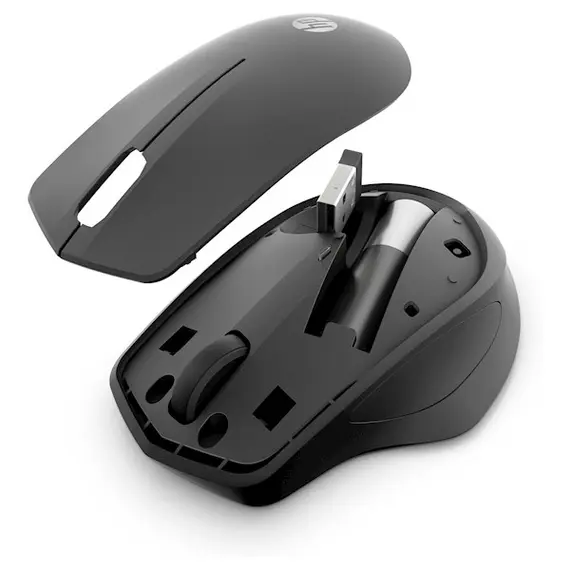 მაუსი HP 280 Silent Wireless Mouse Black (19U64AA) , 4 image - Primestore.ge