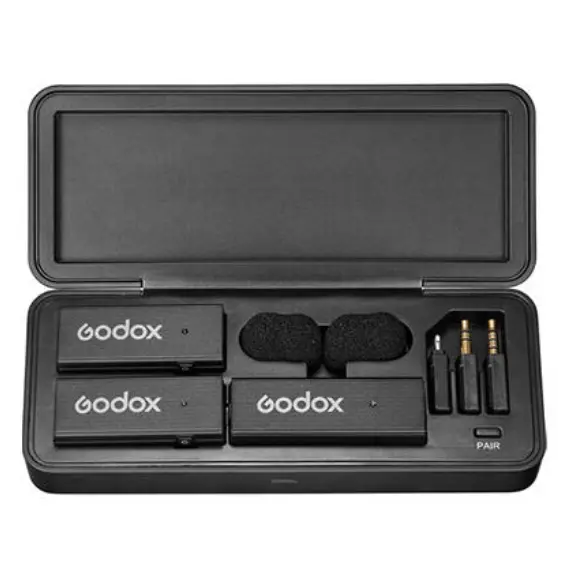 მიკროფონი Godox 2.4GHz Wireless Microphone System MoveLink Mini LT Kit2 , 7 image - Primestore.ge