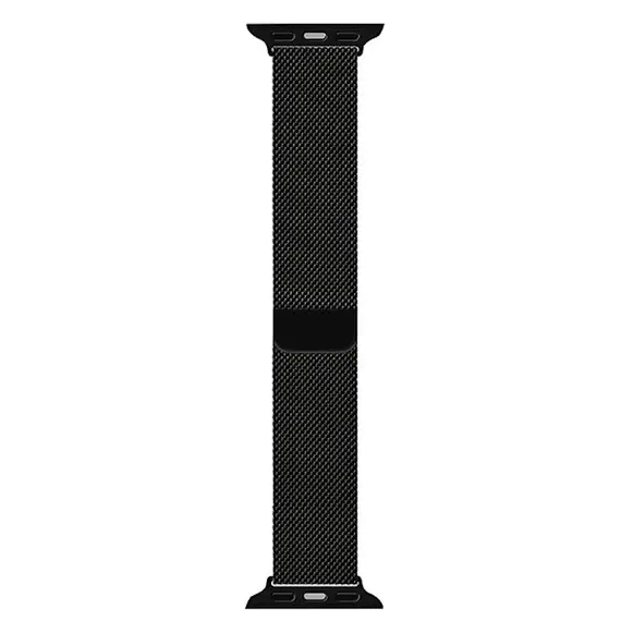 სმარტ საათის სამაჯური Wiwu 38/40 Minalo, Apple Watch Strap, Black , 3 image - Primestore.ge