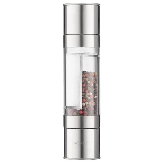 საფქვავი Ardesto Salt and Pepper Mill Gemini, glass, stainless steel , 3 image - Primestore.ge