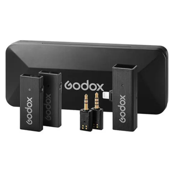 მიკროფონი Godox 2.4GHz Wireless Microphone System MoveLink Mini LT Kit2  - Primestore.ge
