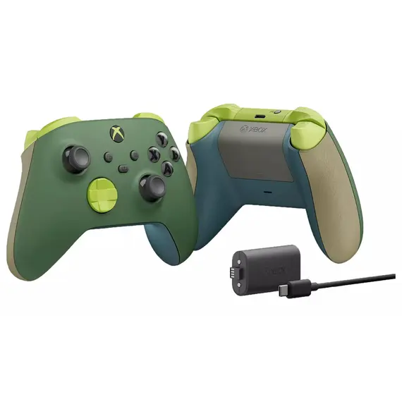 სათამაშო კონტროლერი Microsoft Official Xbox Series X/S Wireless Controller -  Black+Battery Pack Remix/Xbox Series X/S , 3 image - Primestore.ge