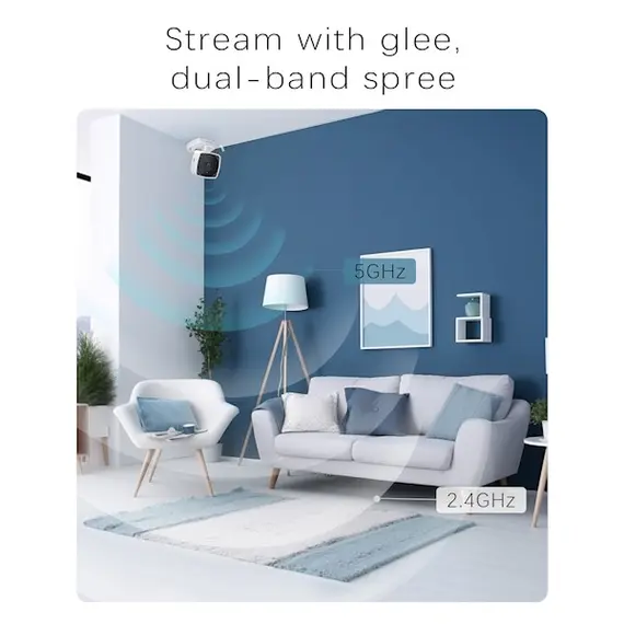 ვიდეო სათვალთვალო კამერა Blurams A12S FoldVue, Indoor Security Camera, White , 5 image - Primestore.ge