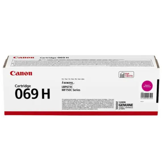 კარტრიჯი Canon Toner Cartridge CRG-069HM Magenta (5096C002AA)  - Primestore.ge