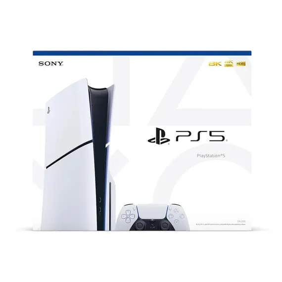 სათამაშო კონსოლი Playstation 5 console Slim with CD version white D Chassis /PS5 , 4 image - Primestore.ge