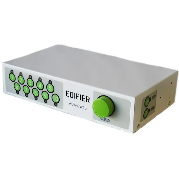 Audio splitter Edifier AUA-SW10 Demo-Unit, up to 10 2.0/2.1 systems, cables included