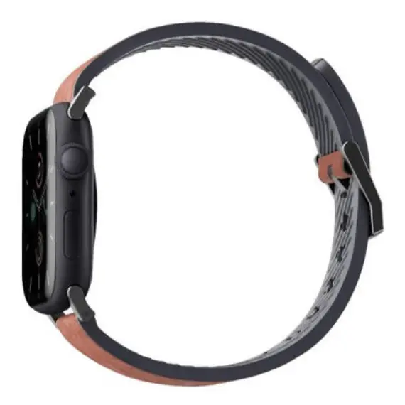 სმარტ საათის სამაჯური Uniq Straden Waterproof Leather Hybrid Apple Watch Strap 45/44/42Mm , 2 image - Primestore.ge