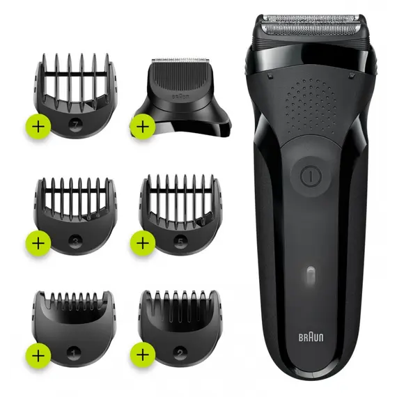 წვერსაპარსი BRAUN - 300BT BLK/BLK/D  - Primestore.ge